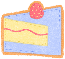 Cute Felt Birthday Cake