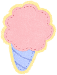 Cute Felt Cotton Candy